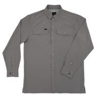 San Jac Youth Long Sleeve Performance Shirt - Grey