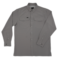 San Jac Youth Long Sleeve Performance Shirt - Grey
