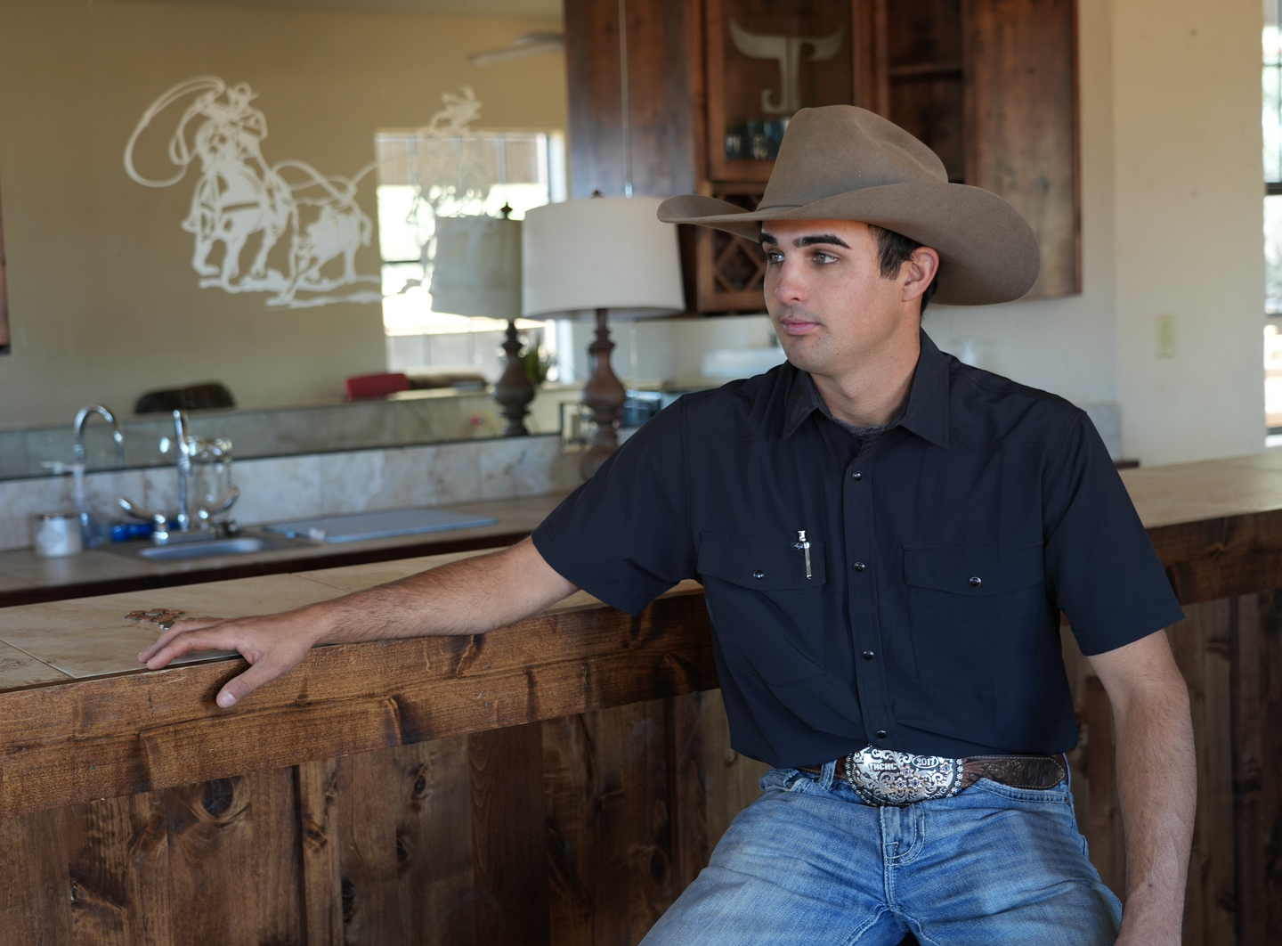 San Jac Men’s Short Sleeve Performance Shirt - Midnight Black-Short Sleeve Shirt-San Jac Outdoors