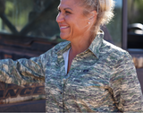 San Jac Women's Long Sleeve Performance Shirt - Camo