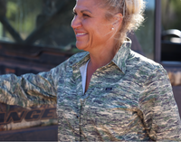 San Jac Women's Long Sleeve Performance Shirt - Camo