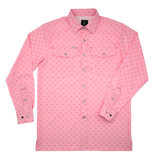 San Jac Youth Long Sleeve Performance Shirt - Pink