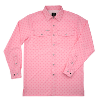 San Jac Youth Long Sleeve Performance Shirt - Pink